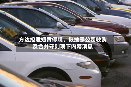 方达控股短暂停牌	，拟披露公司收购及合并守则项下内幕消息-第2张图片