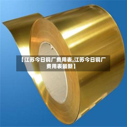 【江苏今日铜厂费用表,江苏今日铜厂费用表最新】