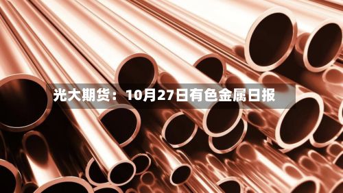 光大期货:10月27日有色金属日报-第2张图片