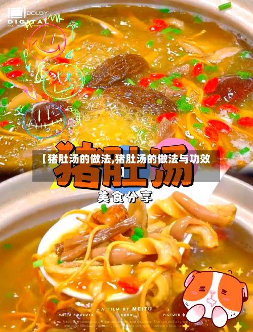 【猪肚汤的做法,猪肚汤的做法与功效】-第3张图片