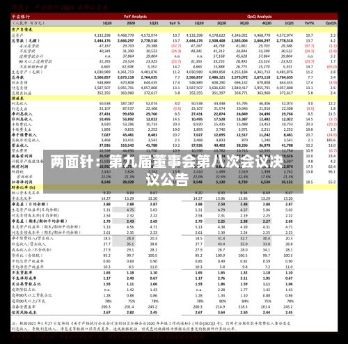 两面针：第九届董事会第八次会议决议公告