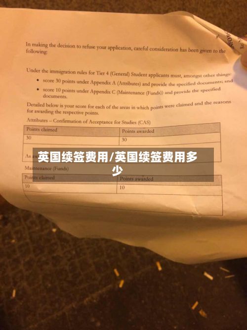 英国续签费用/英国续签费用多少