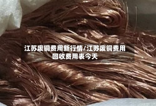 江苏废铜费用新行情/江苏废铜费用回收费用表今天