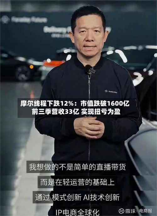 摩尔线程下跌12%：市值跌破1600亿 前三季营收33亿 实现扭亏为盈-第2张图片