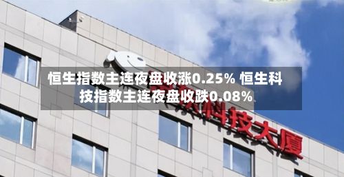 恒生指数主连夜盘收涨0.25% 恒生科技指数主连夜盘收跌0.08%