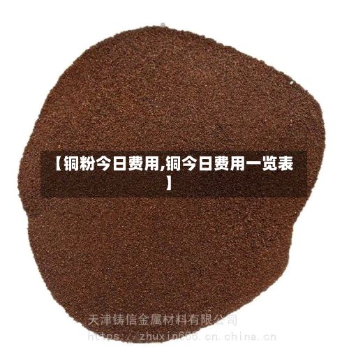 【铜粉今日费用,铜今日费用一览表】-第3张图片