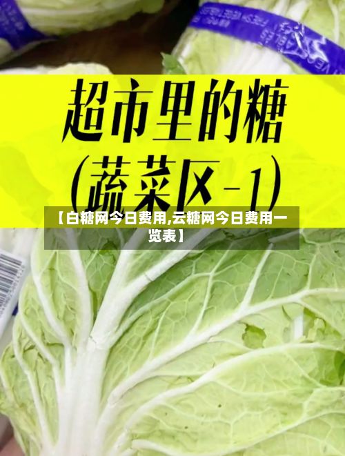 【白糖网今日费用,云糖网今日费用一览表】-第2张图片