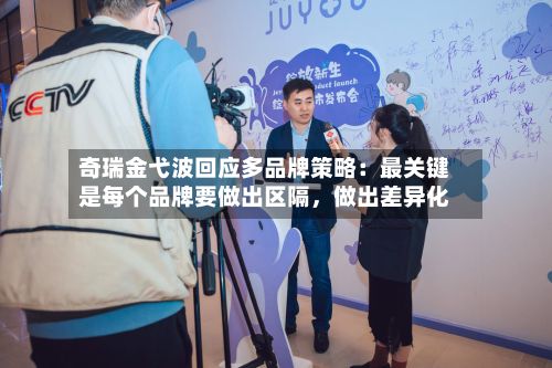 奇瑞金弋波回应多品牌策略：最关键是每个品牌要做出区隔，做出差异化-第3张图片