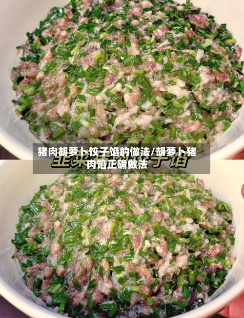 猪肉胡萝卜饺子馅的做法/胡萝卜猪肉馅正确做法-第3张图片