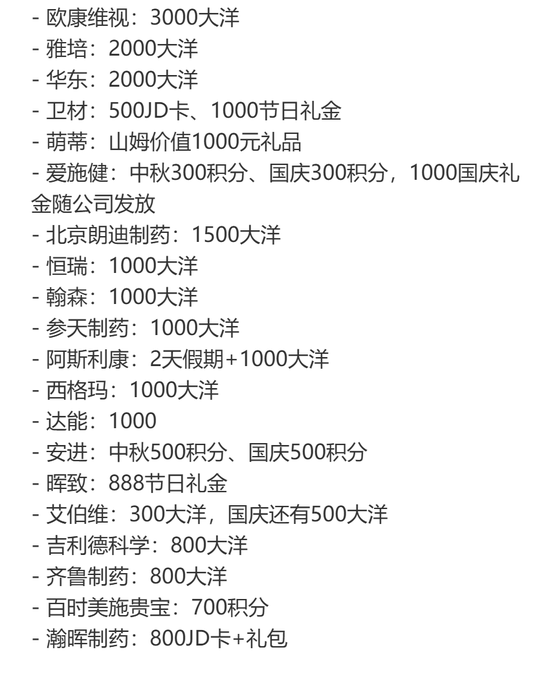 金融圈中秋福利来了！幻方	、九坤发了啥？航母券商刷屏！有药企发了三千